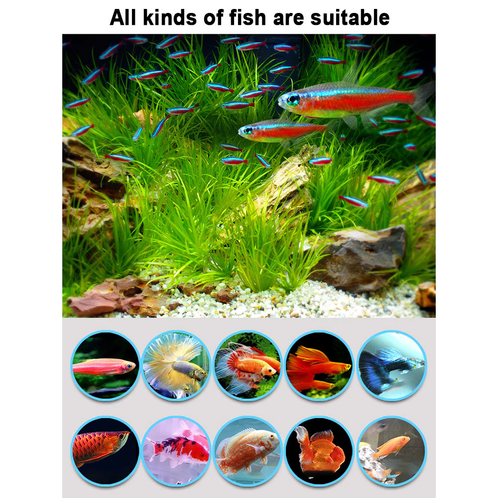 ไฟตู้ปลา LED ไฟตกแต่งตู้ปลา ปรับความยาวได้ LED ความสว่างสูง กันน้ำและกันละอองน้ำ ไฟ LED ระดับมืออาชีพสำหรับการเจริญเติบโตของพืชน้ำ ประหยัดพลังงาน - รูปที่ 6