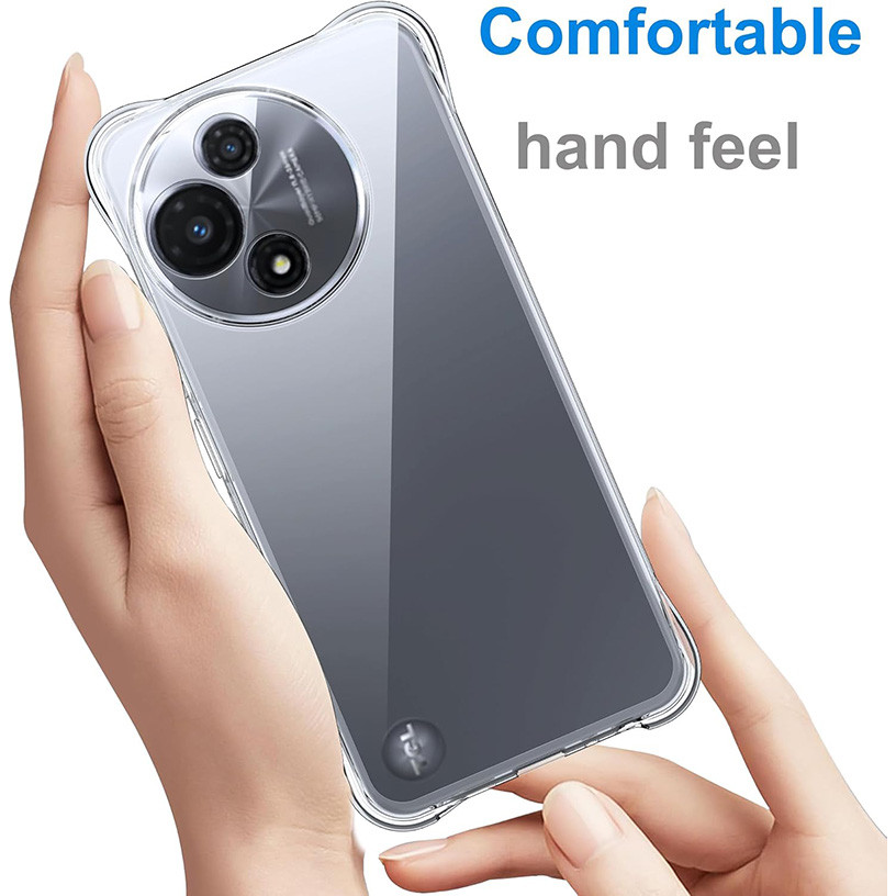 สําหรับ TCL 60R 50 XL 503 50 LE 60 XE Nxtpaper 5G นุ่มกันกระแทกคริสตัลเจล TPU Shock-Absorption ฝาครอ