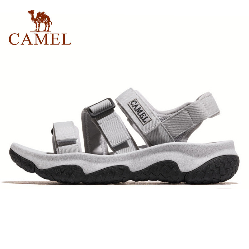 CAMEL รองเท้าแตะสําหรับผู้ชายและผู้หญิงเหมาะกับฤดูร้อนเดินป่ากิจกรรมทางน้ําแห้งเร็วกันลื่นและระบายอา