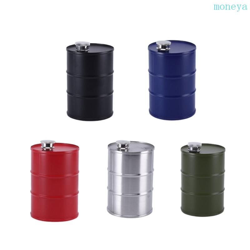 Mya 750ML Barrel Shaped Wine Flasks Stainless-Steel Hip Flask Pocket Beer Container