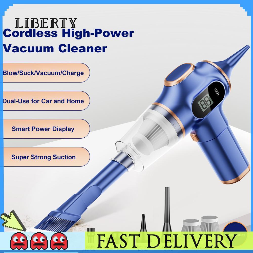 เครื่องทําความสะอาดไร้สายกําลังสูง 4500Pa เครื่องทําความสะอาดในครัวเรือนแบบชาร์จไฟได้ Type-C ชาร์จสํ
