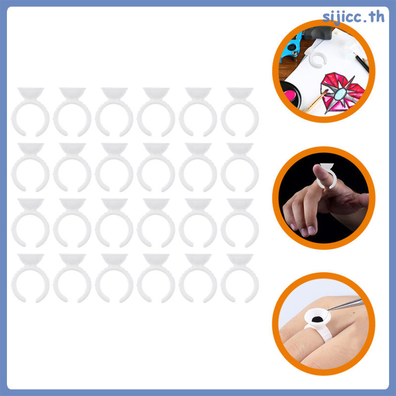 ☕ กาวเครื่องมือต่อขนตา Lashes Cups Extensions Holder sijicc