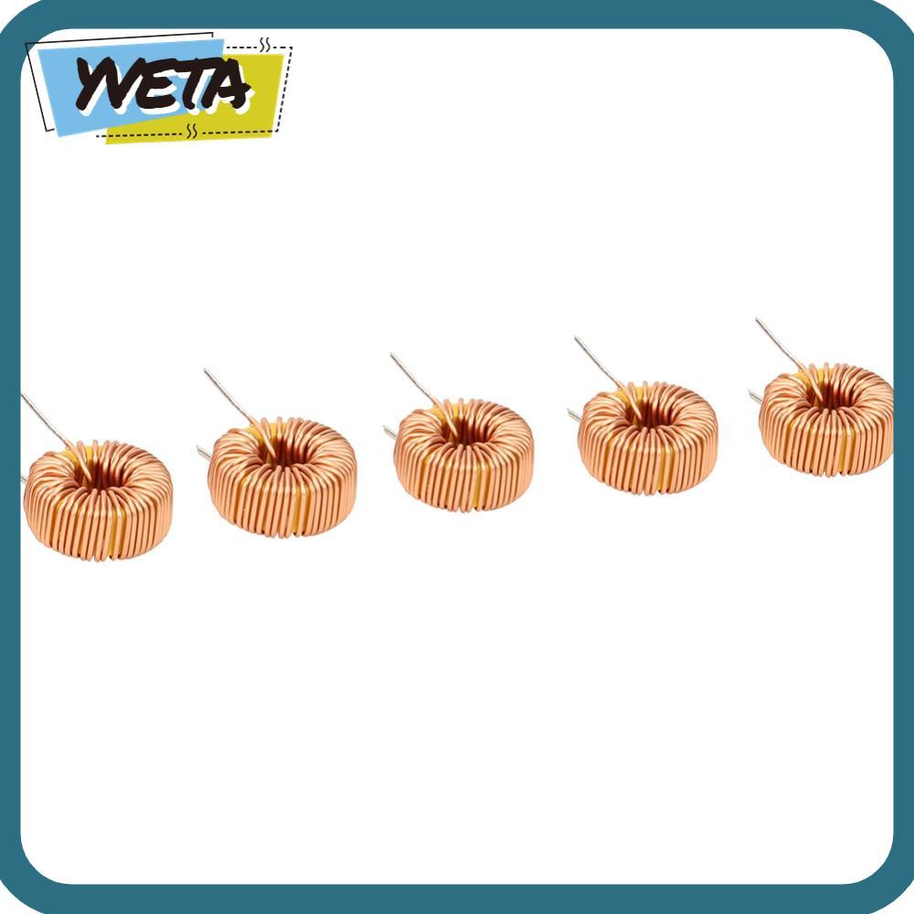 YVETA 20PCS Toroid Inductor ลวด, 100UH 0.6 มม.Troidal Inductor, ความต้านทานต่ําแนวตั้ง Toroid Toroid