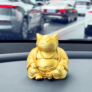 GK Pokémon Snorlax Luck Cat 3D พิมพ์ Action Figurines รถโต๊ะ…