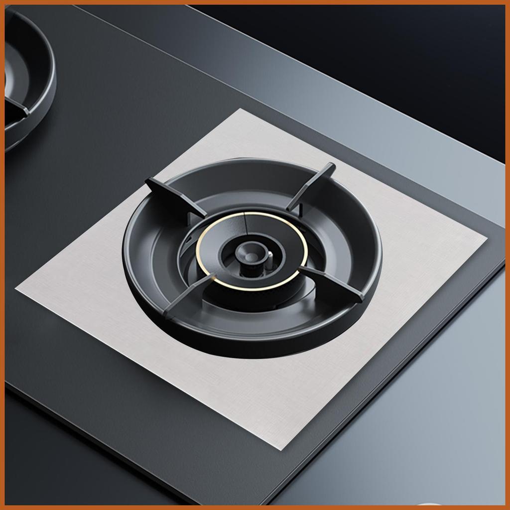 เตา Burner Liners 4X เตาห้องครัว Burner Protector ทนความร้อน Anti-Oil Gadget ครัวหยดทําความสะอาด gop