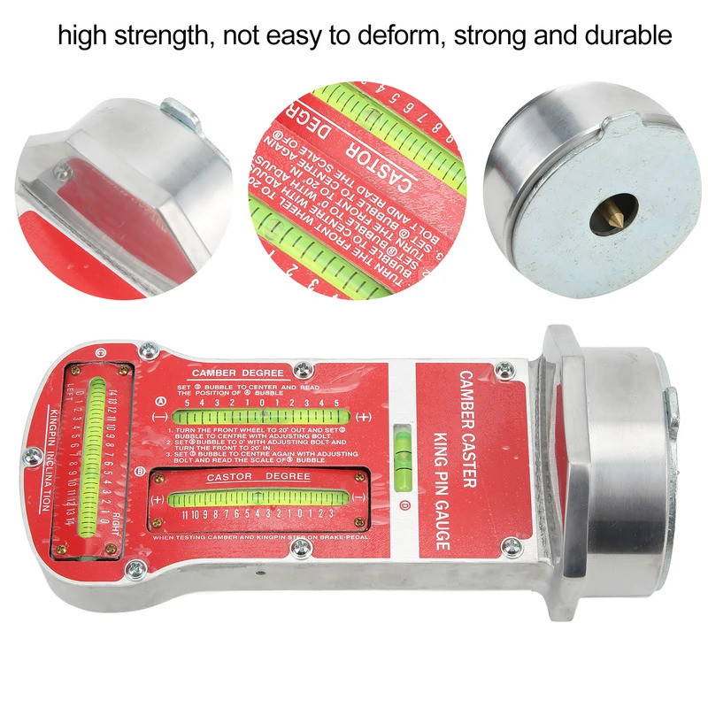 Magnetic Camber Castor Kingpin Gauge เครื่องมือจัดตําแหน่งล้อรถสําหรับรถบรรทุกรถยนต์