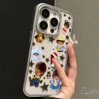 เคสไอโฟน 17 สำหรับ IPhone 17 12 16 15 11 13 Pro Max 7 14 8 15 Plus X XS Max SE 2020 เคสโทรศัพท์รูปตุ๊กตาโมจิชิสุดน่ารัก