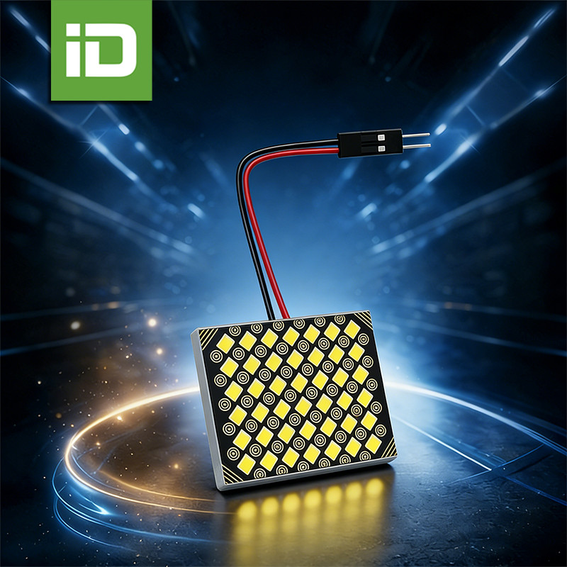 CARiD 1ชิ้น 3030 ไฟ led smd/ไฟรถยนต์/ไฟอ่านหนังสือ/ไฟหลังคา แผงไฟ 12 24 48 chip แสง ขาว ไอซ์บลู T10 