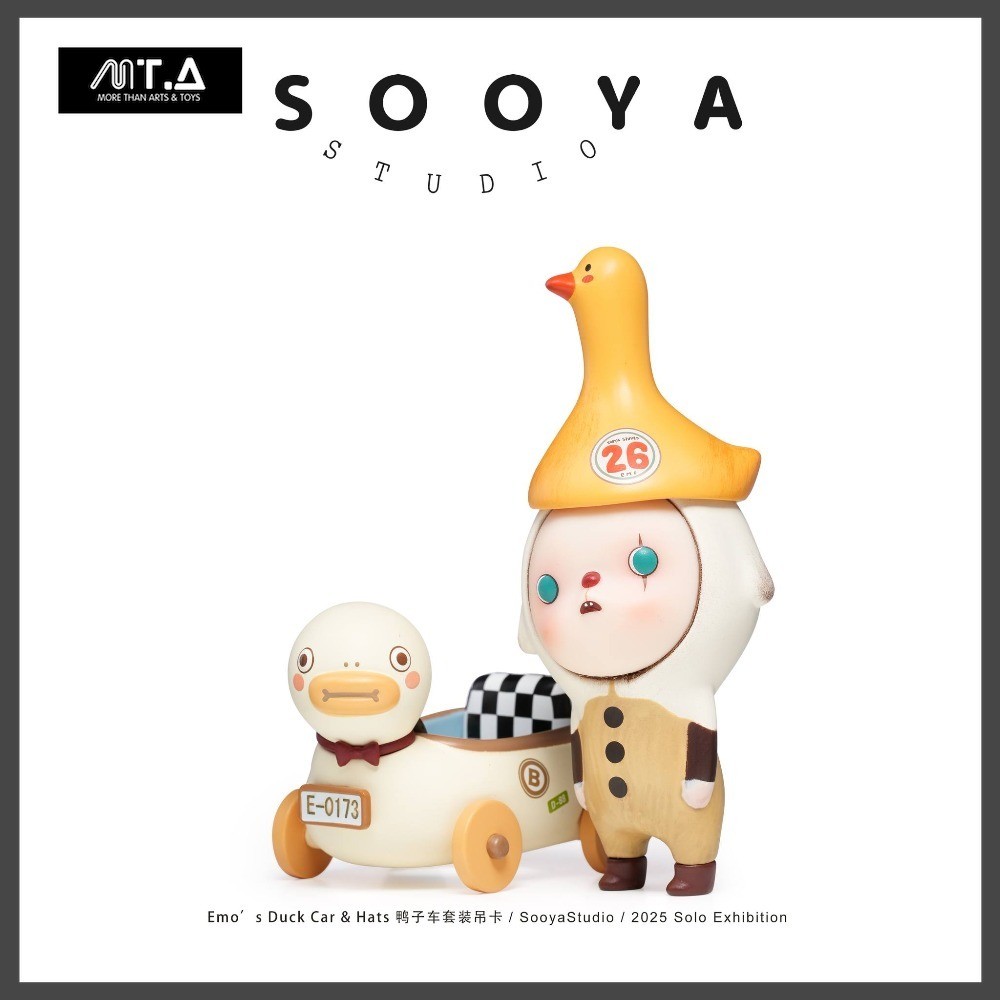พร้อมส่ง🇹🇭 MTA. Sooya Emo's Duck Car & Hats Statues