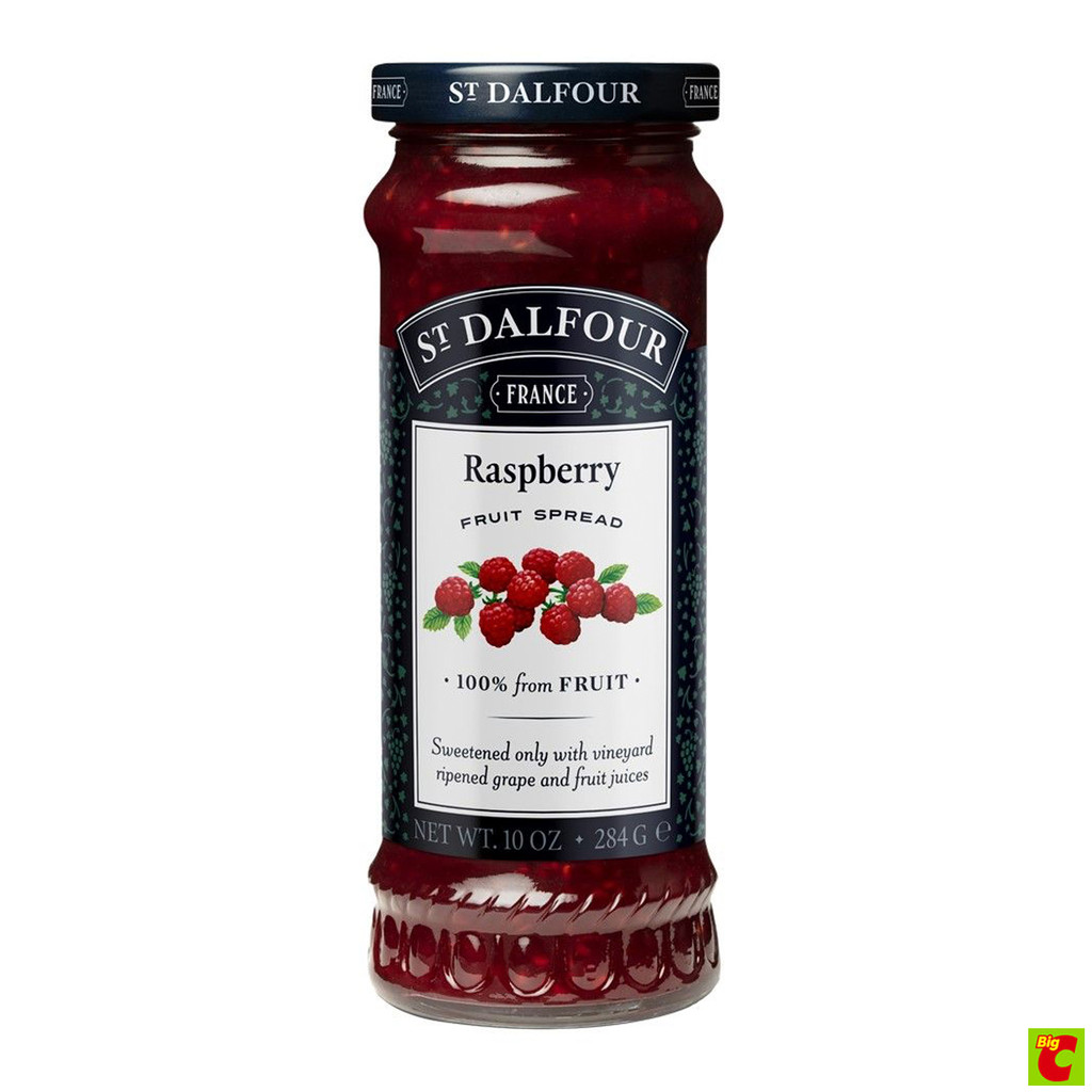 เซนต์ดาลฟูร์ แยมเนื้อราสเบอร์รี่ผสมน้ำองุ่นเข้มข้น 284 ก.