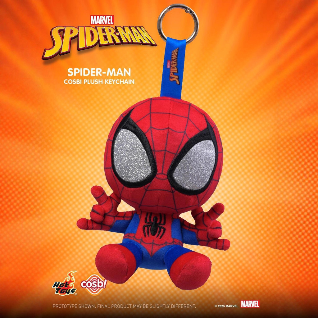 Spider-Man สินค้าใหม่ HotToys COSBI สไปเดอร์แมน เวนอม พวงตุ๊กตาขนสัตว์ กล่องสุ่ม ฟิกเกอร์อาร์ตทอยแนวเทรนด์