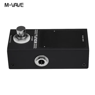 M-vave Guitar Tuner Mini Chromatic Tuner Pedal True Bypass จอแสดงผล LED สําหรับกีตาร์ไฟฟ้าและเบส