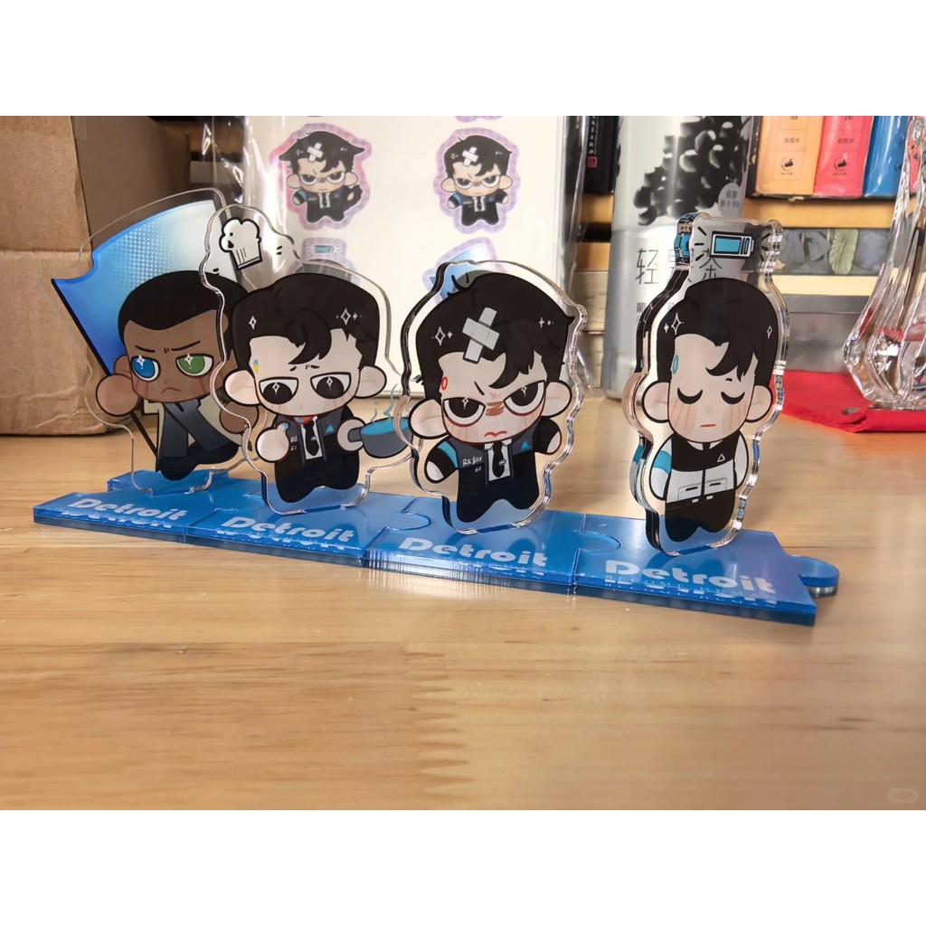 การ์ตูนอะคริลิคยืนดีทรอยต์กลายเป็นมนุษย์‌ รูปแสดงอะนิเมะสินค้าคอลเลกชันตกแต่งโต๊ะเครื่องประดับของขวัญ Accesorios
