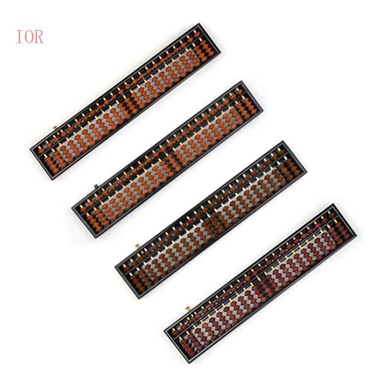 IOR แบบพกพาจีน 23 หลักคอลัมน์ลูกคิดเลขคณิต Soroban การคํานวณการนับ