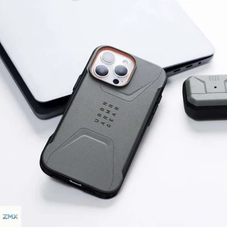 UAG เคสแม่เหล็กที่ทนทานพลเรือนสําหรับ iPhone 16 Pro Max /15/14/13 เคสชาร์จกันกระแทกกันลื่นฝาครอบป้องกันแบบบาง