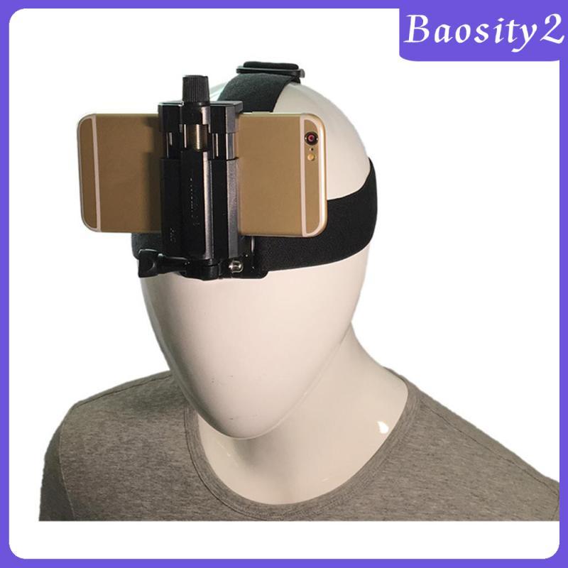 [Baosity2] Head Strap Mount Head Strap Head Phone Holder Head Strap Phone Clip for A