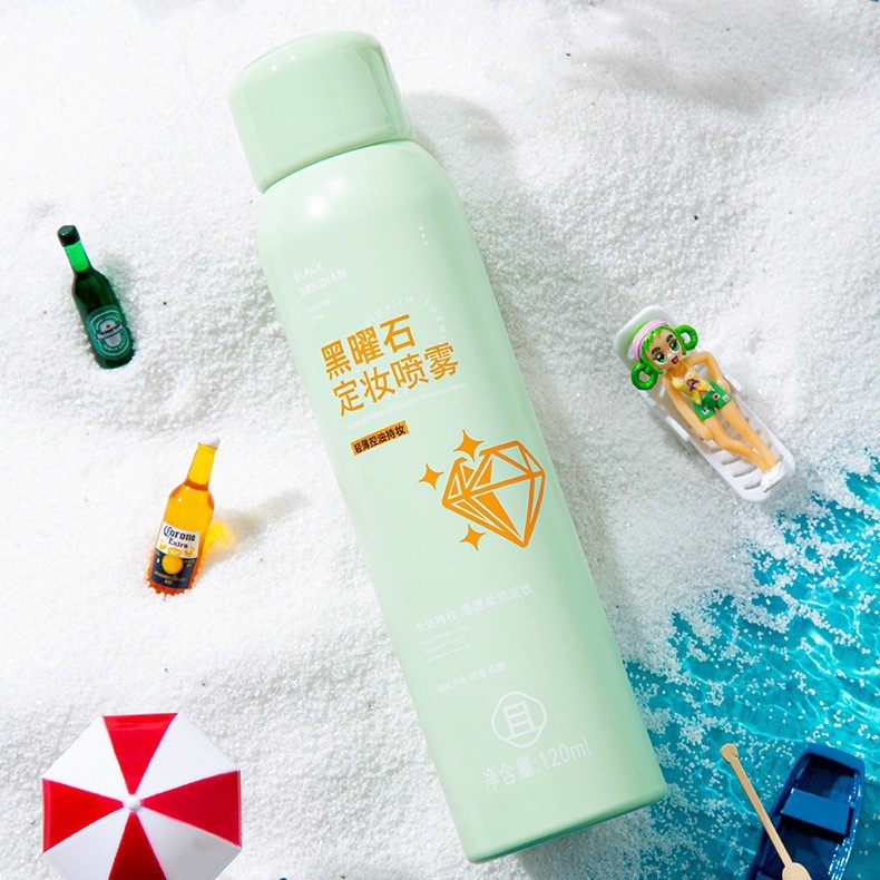 และ Moisturizing QR004-1 Obsidian Oil Control Makeup Setting Spray 120ml Refreshing Service Fitting 