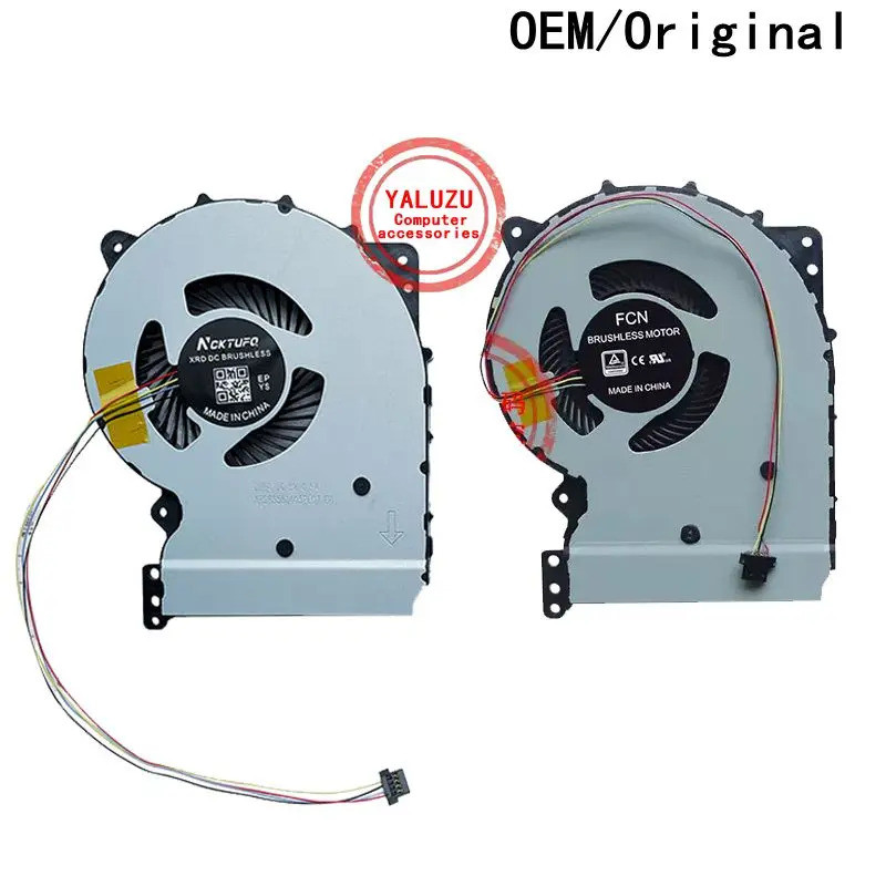 แล็ปท็อปใหม่พัดลมระบายความร้อน CPU สําหรับ ASUS X407 X407UB A407U F407 X507U A507 Y4000 Y4000U Y4000