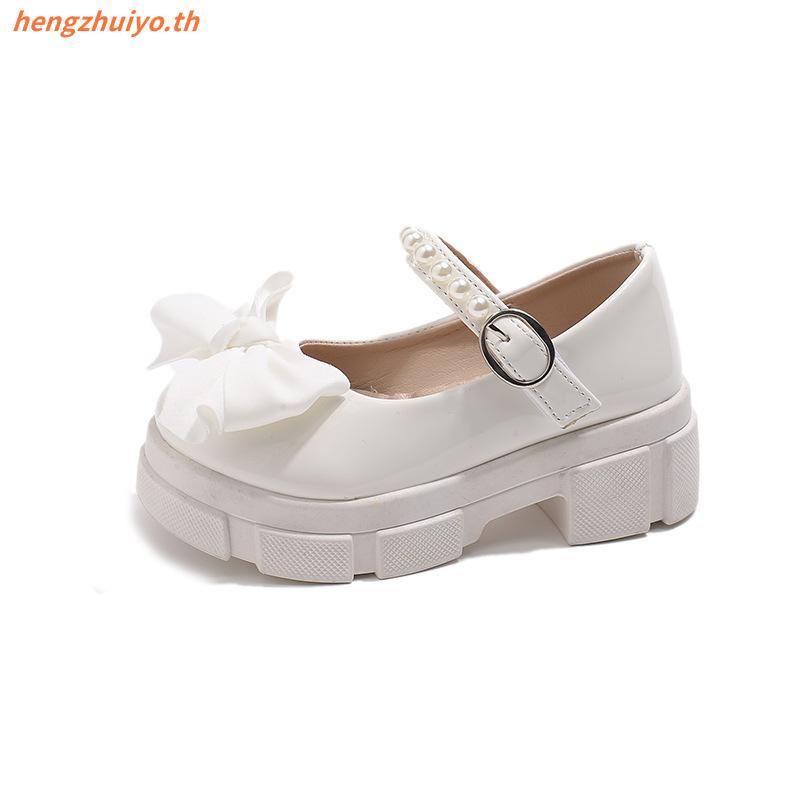 V998 รองเท้าคัดชู เด็กผู้หญิง โบว์ หนัง PU แบบเงา สำหรับน้อง 3-8 ขวบ New พร้อมส่งในไทย C68 💕✨