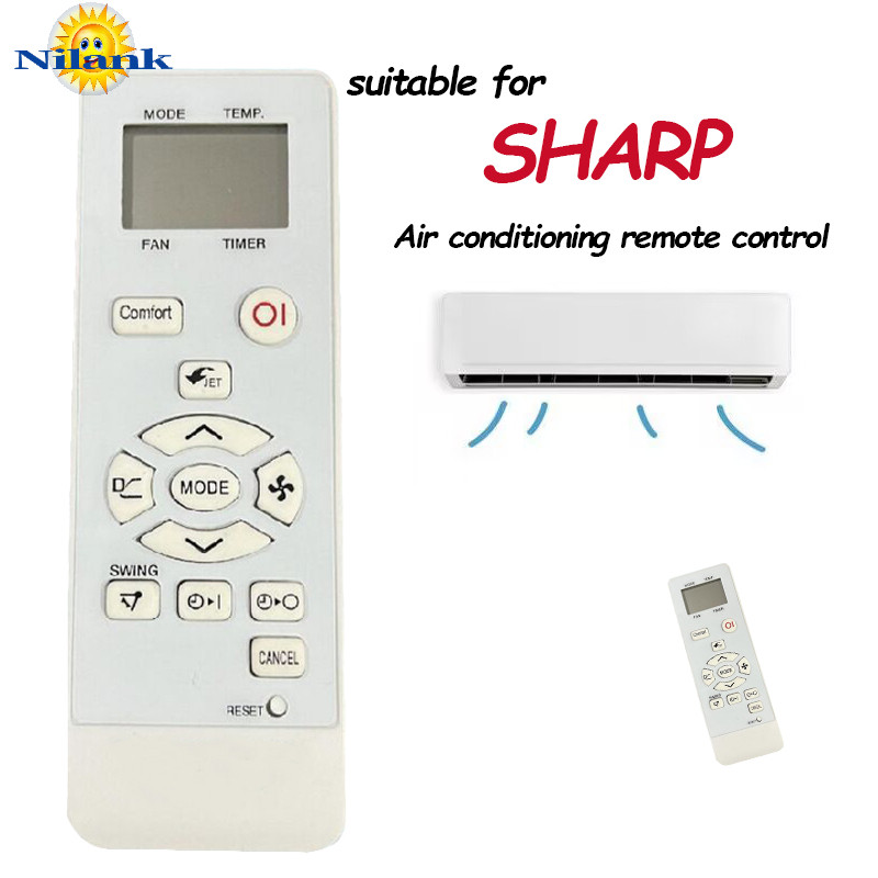 [ Nilank ] รีโมทแอร์ SHARP รีโมท (เครื่องปรับอากาศแบบแยกส่วน)  remote CRMC-B006JBEZ