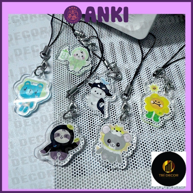 เชือกคล้องโทรศัพท์, phonecharm with OTP mascot คู่ geominifouth, jongdunk, fistkhootung, taynew
