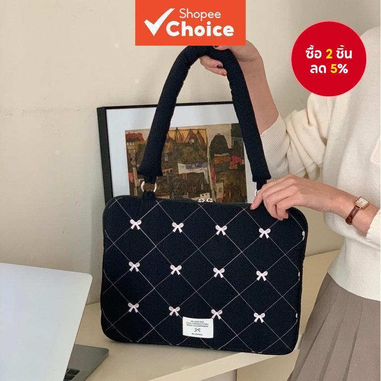 ผู้หญิงโบว์สายรัดน่ารักแล็ปท็อปกรณี-แขนกันกระแทกสําหรับ8-15.6นิ้วอุปกรณ์ปกญี่ปุ่นกระเป๋าแขน