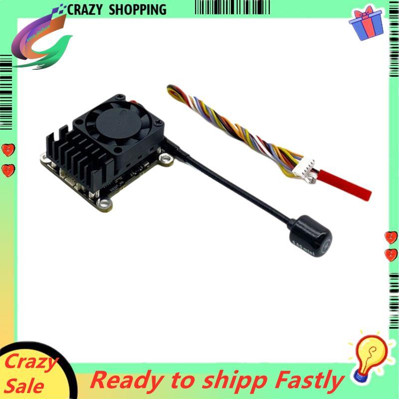 5.8G 2W VTX 2000mW FPV เครื่องส่งสัญญาณวิดีโอโมดูล + อัพเกรดเสาอากาศรองรับ 2S-6S สําหรับFPV ยาว RC D
