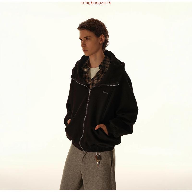 Lawyer Store [ 7355270] เสื้อวอร์ม ซิปหน้า โลโก้โลหะ Lawyer งานแจ็คเก็ค งานเสื้อคลุม ผ้าวอร์มเนื้อดี