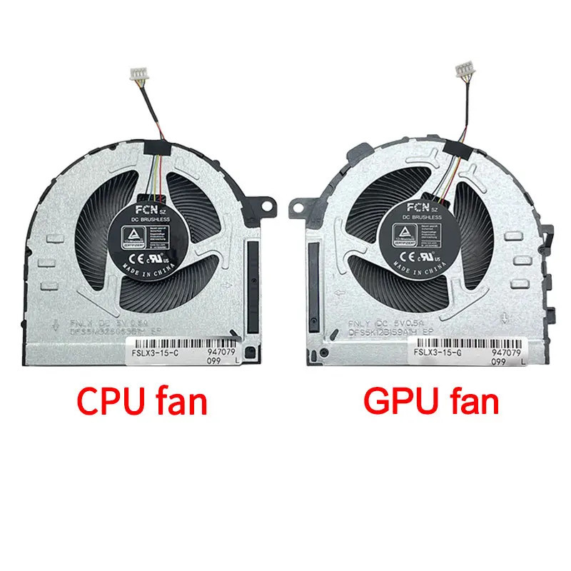 แล็ปท็อป Cpu Gpu พัดลมระบายความร้อนสําหรับ Lenovo ideapad Gaming 3-15ACH6 3-15IHU6 15IAH6 5H40S20431