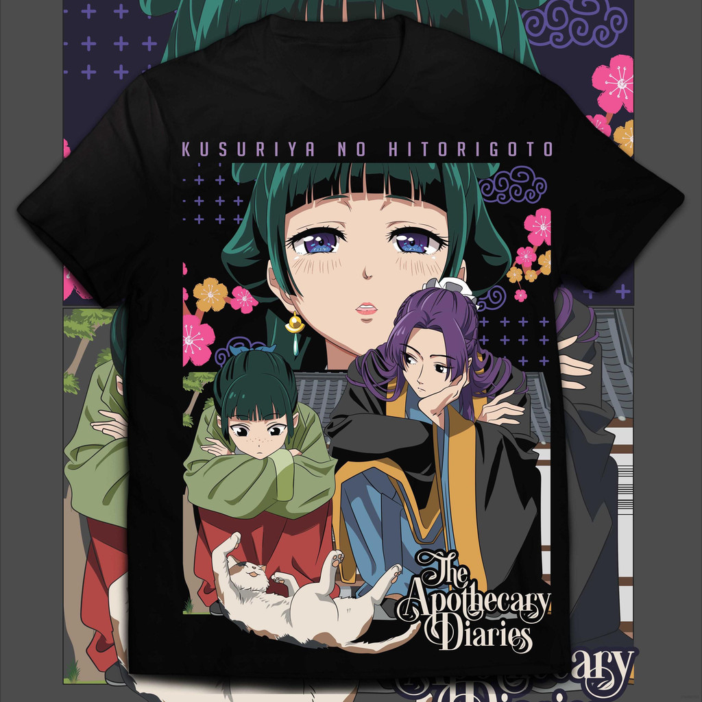 AM YS The Apothecary Diaries Maomao Jinshi Cosplay cloth summer T-shirt Anime Short Sleeve Top MA