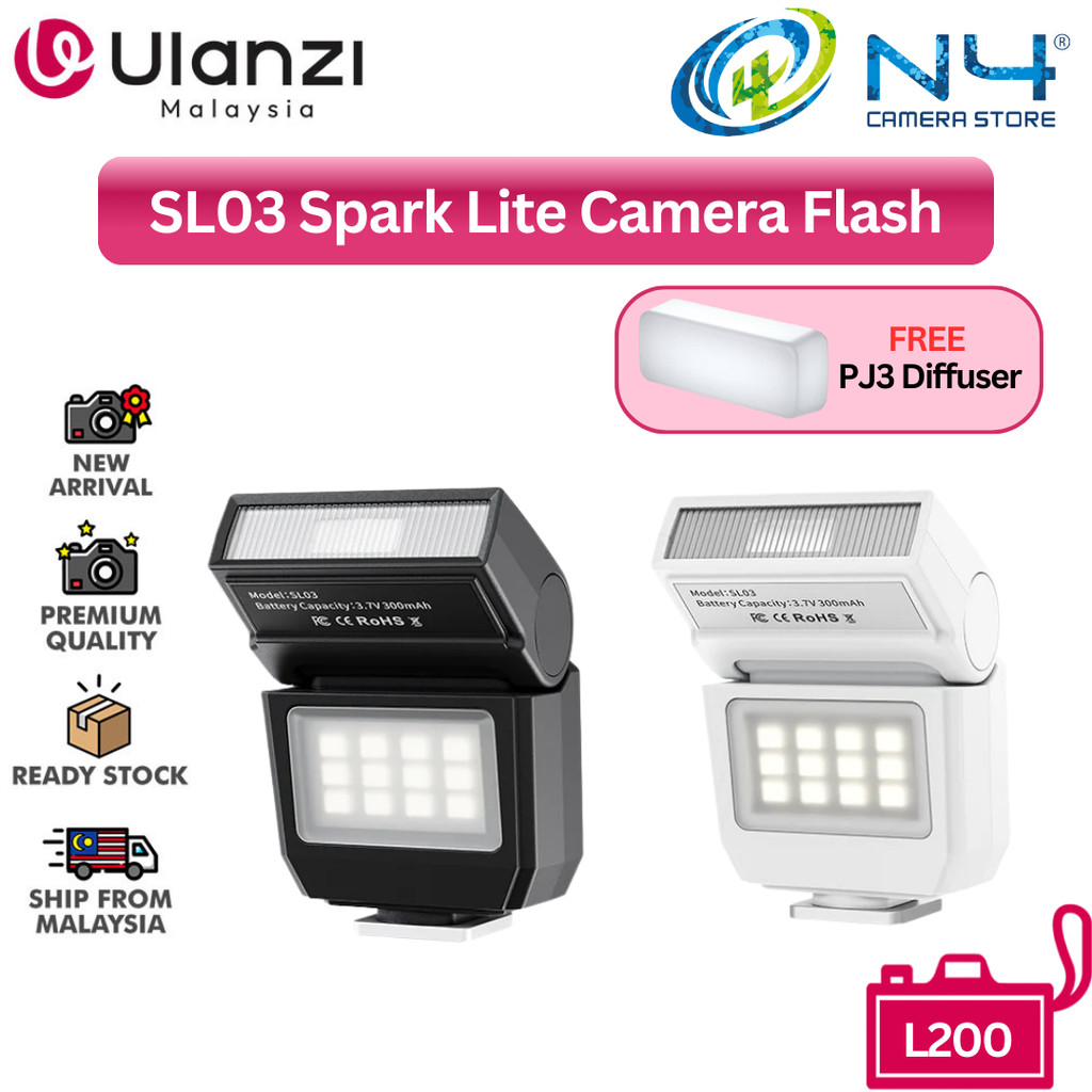 Ulanzi SL03 แฟลชกล้อง Spark Lite L200