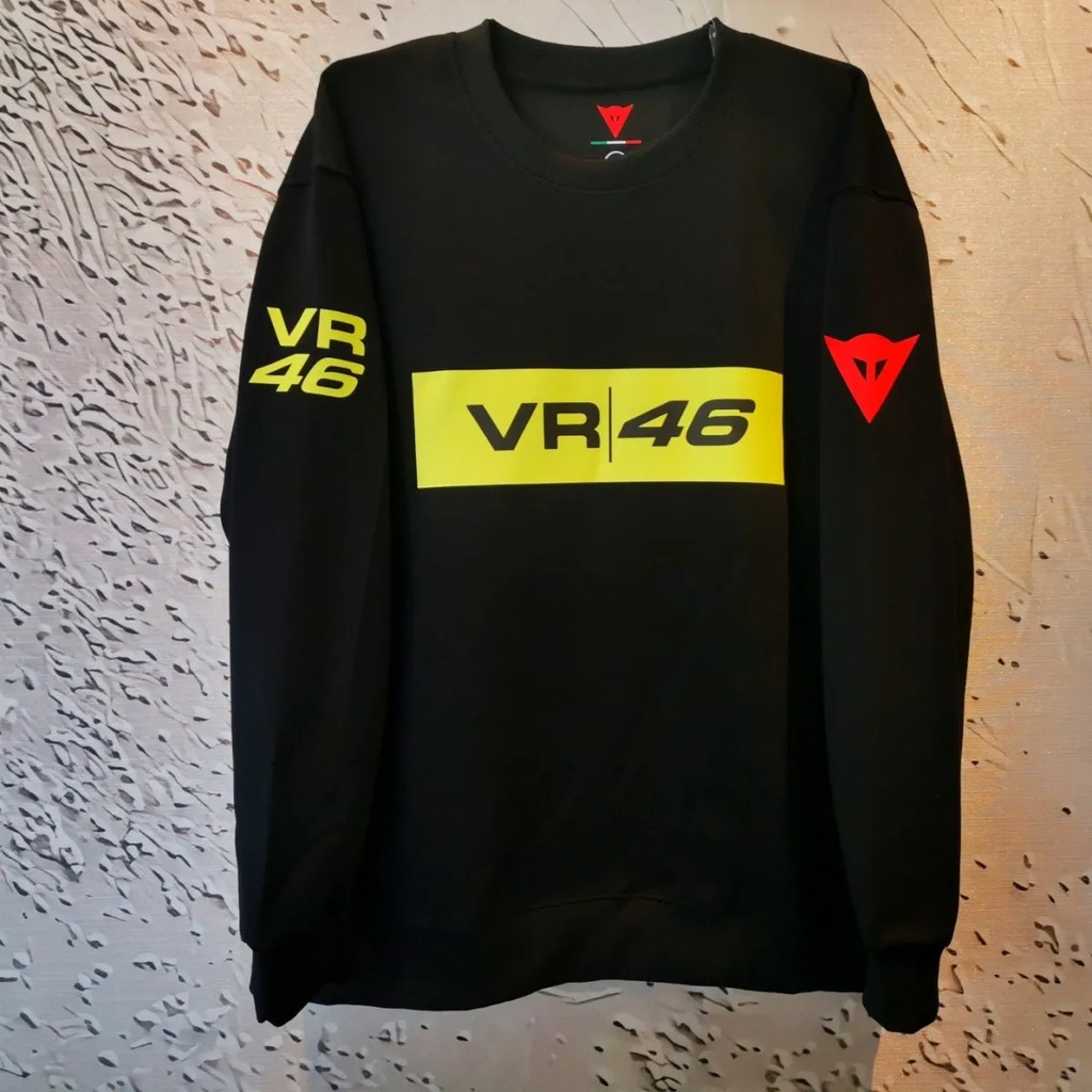 MotoGP Yamaha racing suits, VR46 team custom crew neck sweatshirts, R3 and XMAX motorcycle riding lo