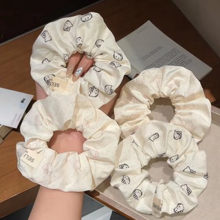 ยางมัดผม พิมพ์ลายแมว ยางมัดผมหางม้า แฟชั่นมาใหม่