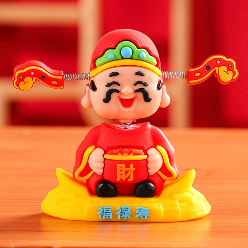 God of Wealth ตกแต่งรถสร้างสรรค์ตุ๊กตาตกแต่งโต๊ะ Ruyi God of Wealth การ์ตูนภายในตกแต่งขนาดเล็ก 29 D2XE