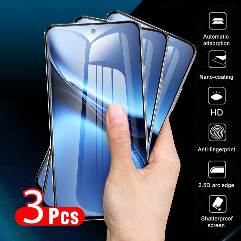3PCS กระจกป้องกันสําหรับ IQOO U1 U1X U3 U3X U5 U5X U5E Z3 Z5 Z5X Z6 Z6X Z6 Pro Z6Lite HD ป้องกันหน้า