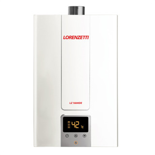 Aquecedor de agua a gás elétrico Lorenzetti lz1600 15 litros digital Branco