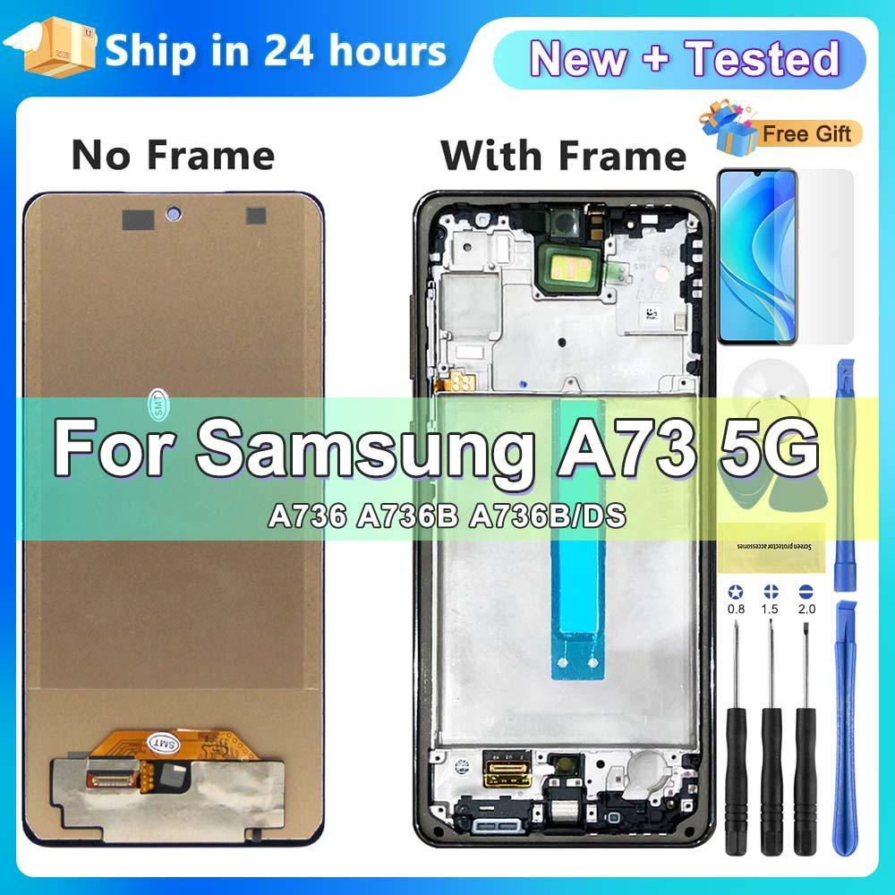 Tft A73 5G จอแสดงผลสําหรับ Samsung Galaxy A73 5G A736 A736B A736B/DS จอแสดงผล Lcd หน้าจอสัมผัสดิจิตอ