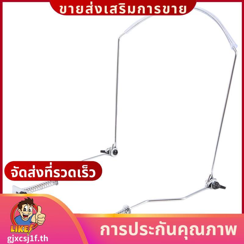 Harmonica ผู้ถือคอ 10 หลุม Blues Harp ปากออร์แกนขาตั้ง Harmonic Rack - Silver.gjxcsj1fth