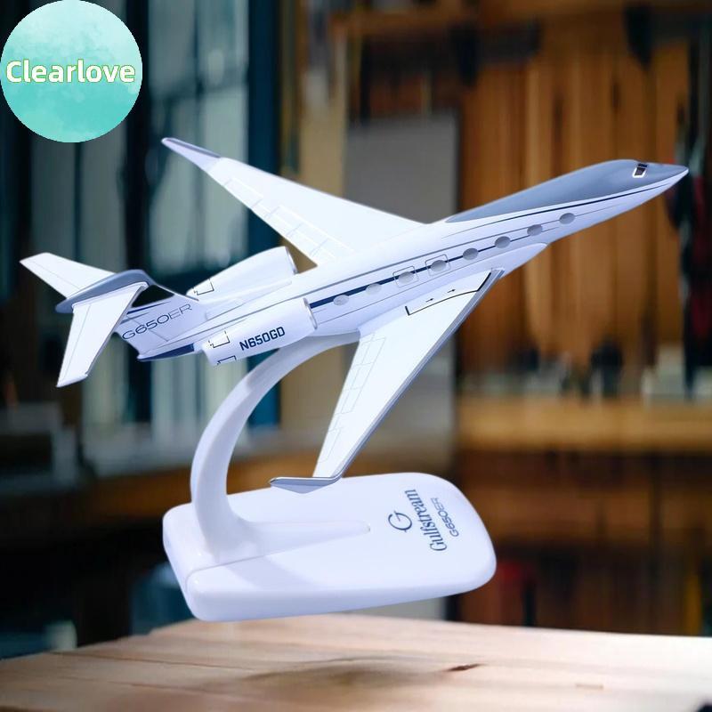 Clearlove 1PCS Gulfstream G650 เครื่องบิน Diecast 1/200 Scale เครื่องบินรุ่นเครื่องบิน G650ER เครื่อ