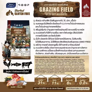 [ 5 ถุง ] อาหารแมวคูปป์ qoop By petheria กลูเต็นฟรี โปรตีน 31% ไม่เค็ม เกรดพรีเมียม