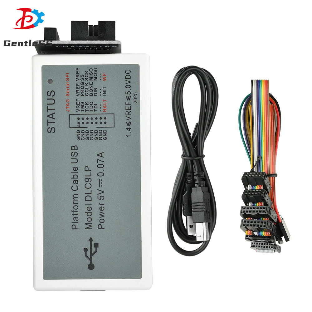 Xilinx Download Cable Kit DLC9LP พร้อมอะแดปเตอร์สี่เหลี่ยม