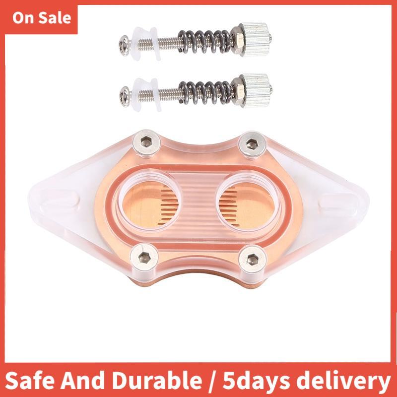 CPU Water Cooling Block Cooler อะคริลิคโปร่งใส South Bridge Northbridge Block สําหรับคอมพิวเตอร์ CPU