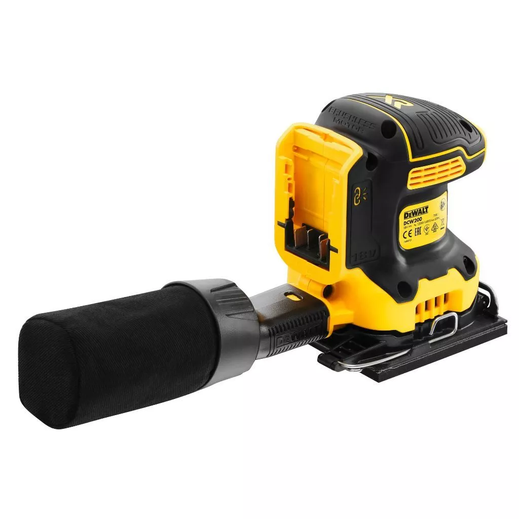 DEWALT เครื่องขัดกระดาษทรายไร้สาย 20V Max รุ่น DCW200N-XJ เครื่องเปล่า thumbnail 3
