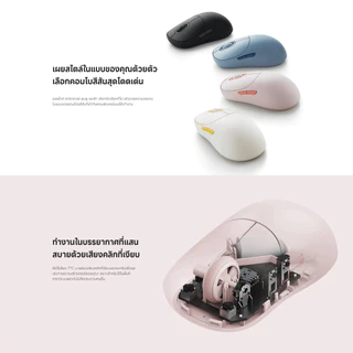 Xiaomi Wireless Mouse 3 เมาส์ I เมาส์ไร้สาย I เมาส์บลูทูธ I โหมดคู่ 2.4GHz และบลูทูธ I เซ็นเซอร์ความแม่นยำสูง