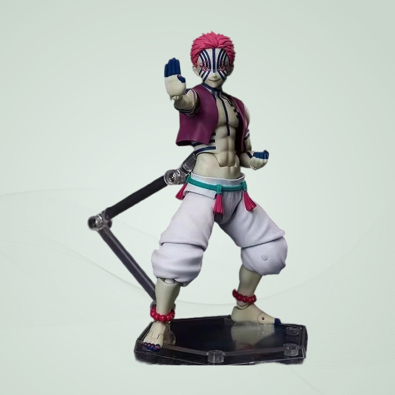 [DW] figma Demon Slayer Upper Moon Three Akaza SP-146 Articulated Action Figure, Collectible Model