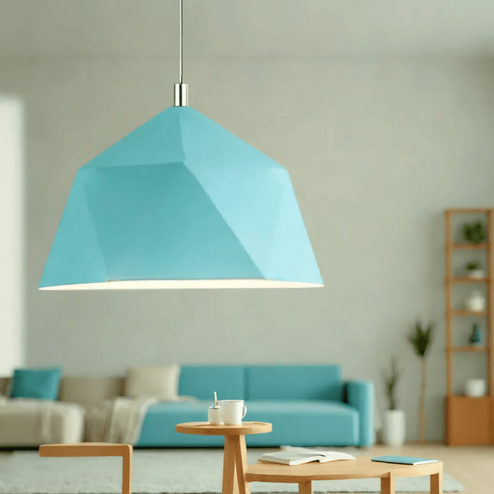 The Magnet EILON โคมไฟแขวนเพดาน ขั้วE27 รุ่น CDD2023-808 สีฟ้า