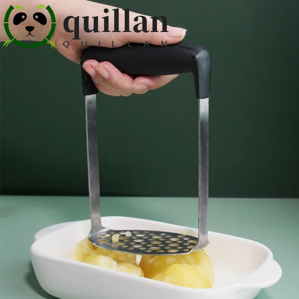 QUILLAN Potato Masher, สแตนเลสความแข็งสูงมันฝรั่ง Crusher, แบบพกพามือถือพลาสติกกันลื่น Handle Manual Potato Smasher ผัก ราคา ถูกที่สุด ดีลบีเคเค รูปภาพหลัก