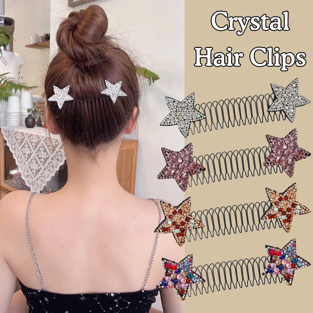 สีสัน Star Hair Band ที่มองไม่เห็นแฟชั่นผมเครื่องประดับน่ารักเด็กสําหรับ R8o2