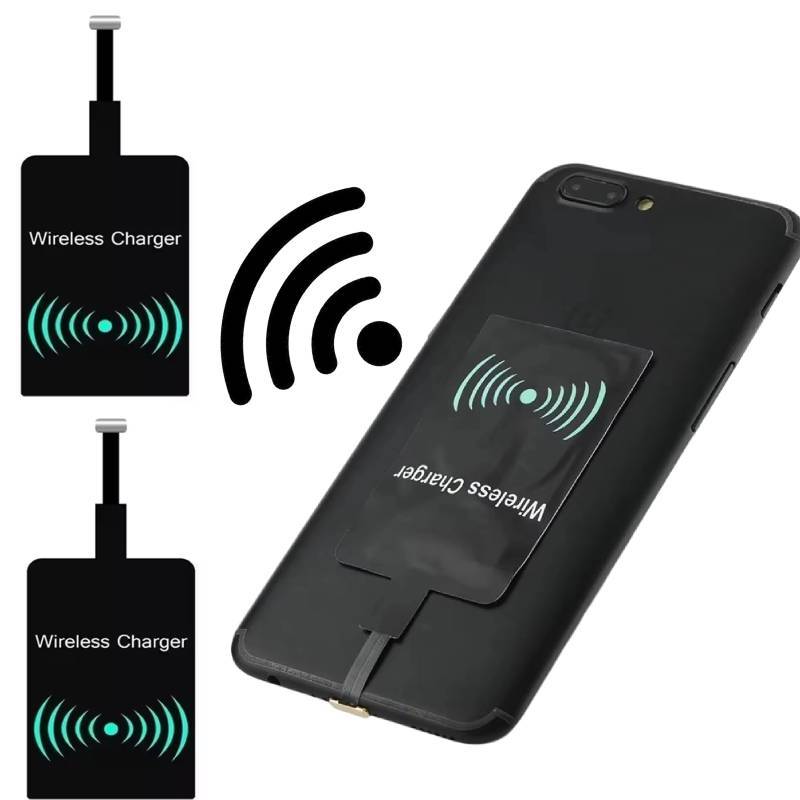 ตัวรับสัญญาณชาร์จไร้สาย - Type C Fast shipping Wireless Charger - สําหรับ Type C Android CHARGING Patch - Universal Fast Wireless Charger Adapter - สําหรับข้อเสนอ Quick Charge