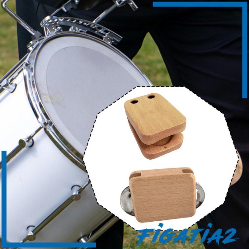[Figatia2] Cajon Castanet อุปกรณ์เสริมกลองแบบพกพาเครื่องมือกระทบไม้สําหรับวงดนตรีมืออาชีพ